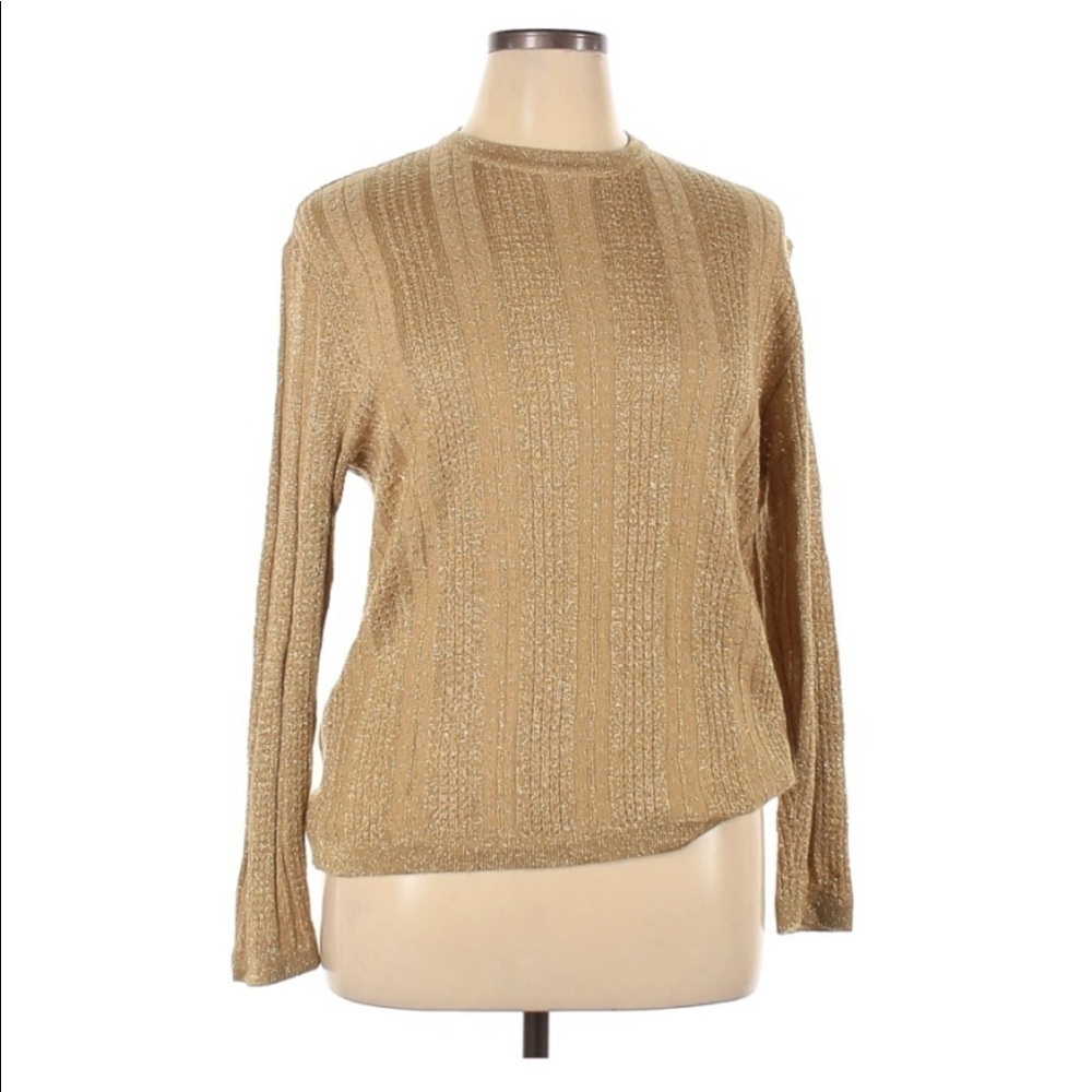 𝅺CHAMPAGNE shimmer sweater